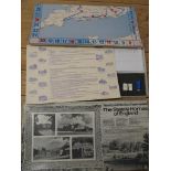 [BOARD GAME] Travel-Ravel Souvenir Game "The Stately Homes of England" boxed game ca. 1970 with