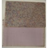 [PAPER] approx. 50 sheets of obl. folio colour paper, some watermarked 1825 (Q).