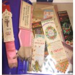 BOOKMARKS, a collection of silk, Stevens, card & others (Q).