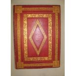 [BINDING] fine early 19th c. red Morocco folio 23.5 x 17.5 inches, tooled in gilt & blind,