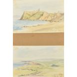 19th Century English School. "Scarborough", watercolour, inscribed and dated 'Oct 6' in pencil, 5.