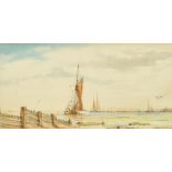 Richmond Markes (19th/20th Century) British, a group of four watercolour scenes featuring sailboats,