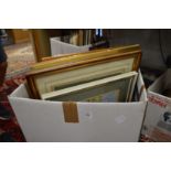 A quantity of paintings etc.