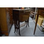 An Edwardian mahogany Sutherland table.