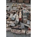 A large quantity of Indian carved hardwood and other architectural elements.