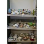 A large quantity of decorative china.