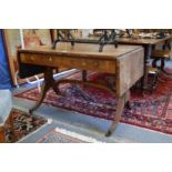 A GOOD REGENCY ROSEWOOD SOFA TABLE. 3ft 4ins wide x 2ft 6ins deep x 2ft 3.5ins high.