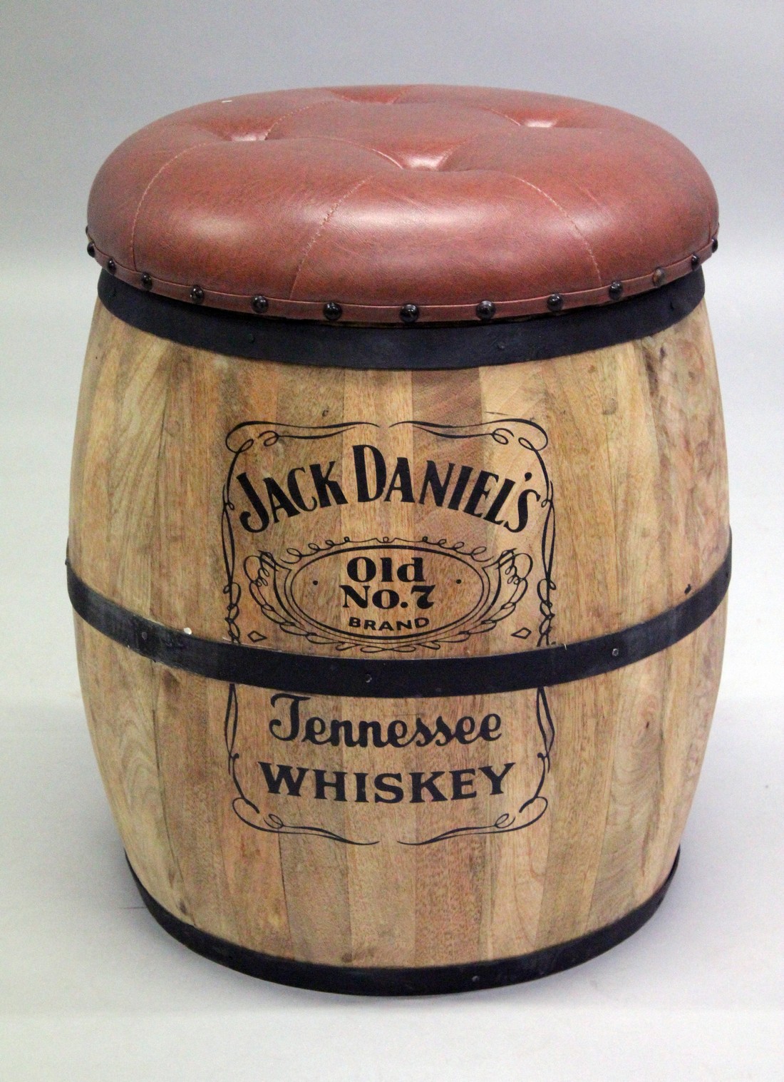 A BARREL SEAT "JACK DANIELS".