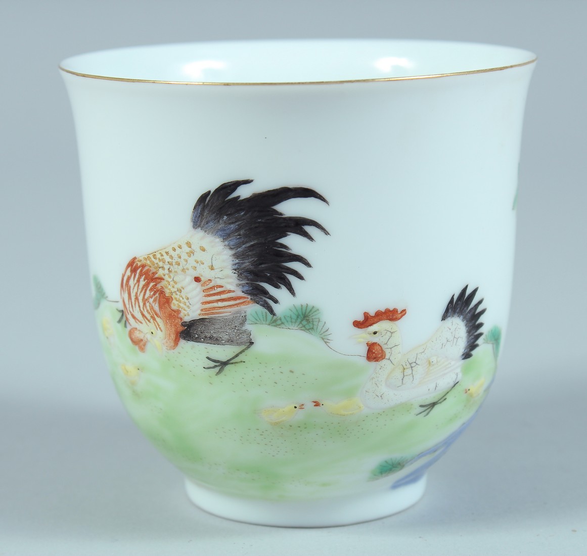 A CHINESE CHICKEN CUP.
