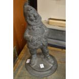 A lead garden gnome.