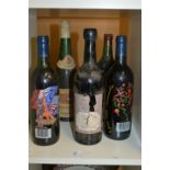 Various wine.