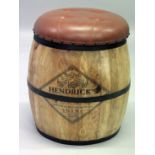 A BARREL SEAT "HENDRICKS".