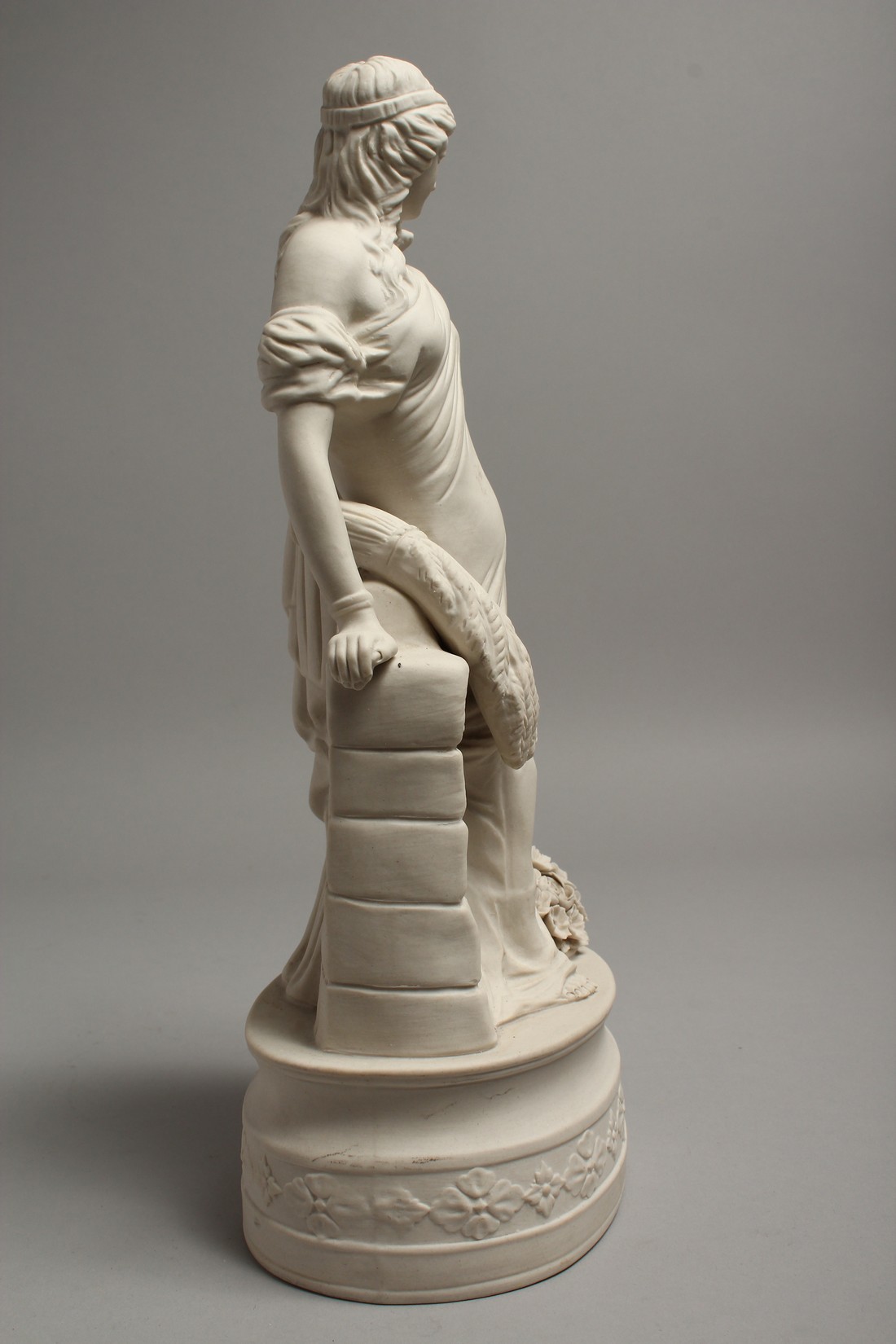 A GOOD PARIAN GROUP, depicting "HARVEST". 13ins high. - Image 5 of 6