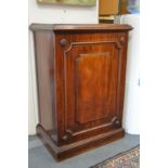 A 19th century mahogany pedestal cabinet.