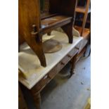 A Victorian marble top washstand.