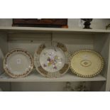 Three decorative plates.