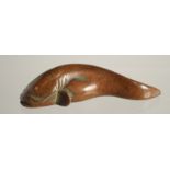 A JAPANESE BRONZE CATFISH. 2ins long.