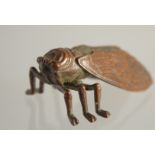 A JAPANESE BRONZE FLY. 2ins long.