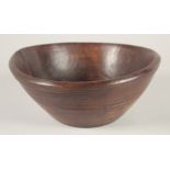 A TREEN BUTTER BOWL 10ins diameter.