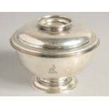 A GEORGE II SILVER LAVABO BOWL, pattern by WILLIAM DARKER. 4.5ins diameter. London 1731.