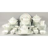 A LARGE VILLEROY & BOCH CHATEAU COLLECTION "MARIPOSA" PATTERN DINNER AND TEA SET. Comprising: eleven