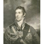 William Skelton after Beechey, 'Field Marshall Arthur, Duke of Wellington', 18" x 14" (46 x 36cm),