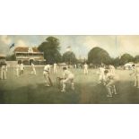 J. Seymour after E. Humphreys, 'The Kent Eleven, Champions 1906', swan electric hand coloured
