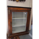 A Victorian walnut pier cabinet.