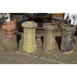 Four chimney pots (one badly damaged).