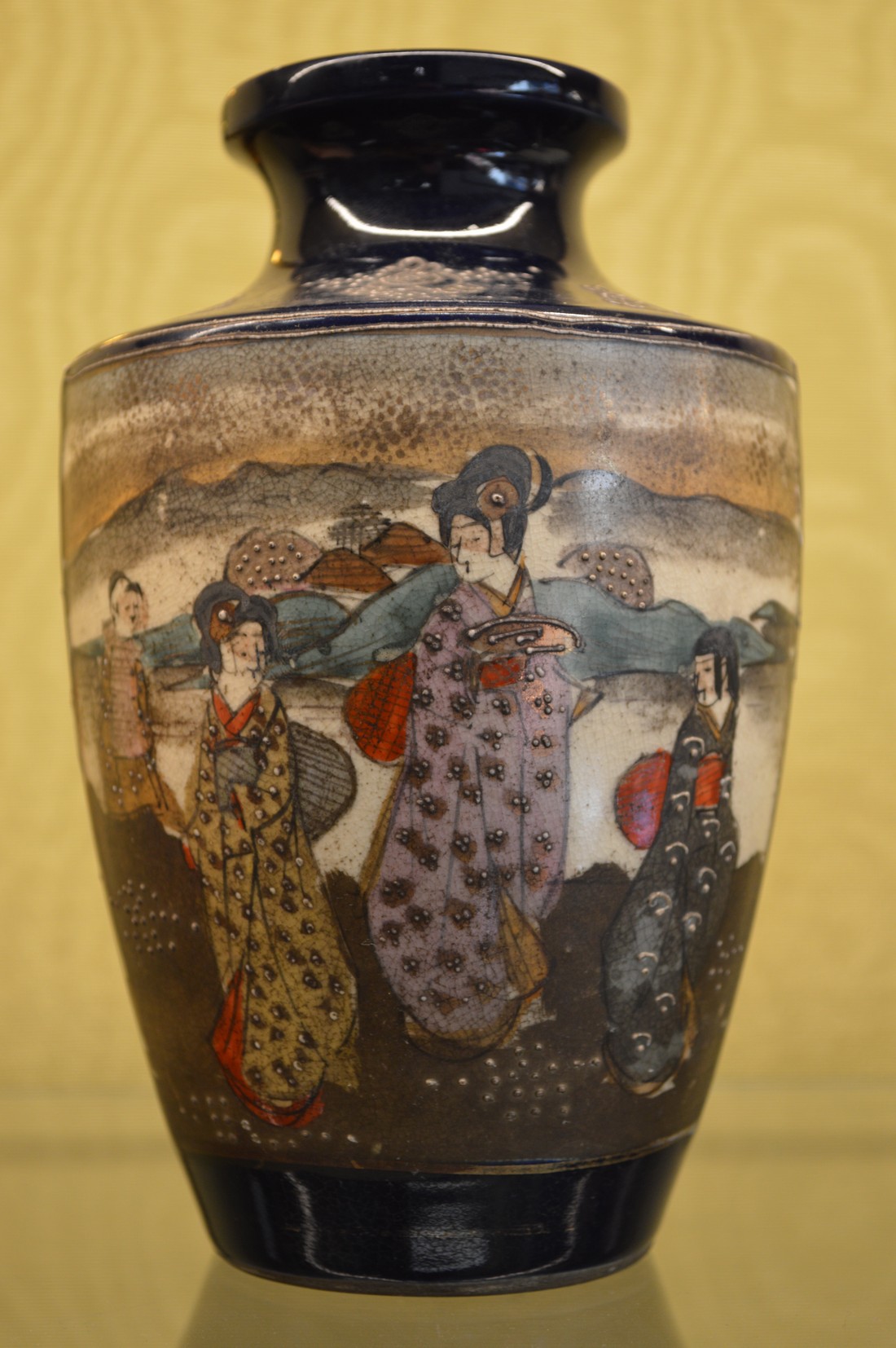 A Satsuma vase. - Image 2 of 2
