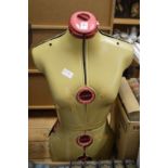 A dressmaker's dummy.