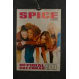 A Spice Girls official calendar 1998.