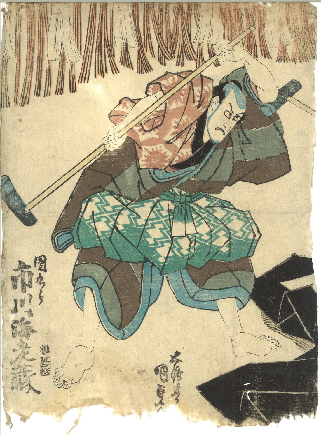 A COLLECTION OF TWELVE VARIOUS 19TH / 20TH CENTURY JAPANESE WOODBLOCK PRINTS; various artists, - Image 5 of 12