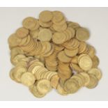 A BAG OF GEORGE III COPY TOKENS.