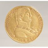 A FERDINAND VII COIN dated 1811. 36mm diameter.