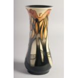 MOORCROFT LA GARENNE DESIGN WAISTED VASE, dated 2005. Impressed, MOORCROFT.