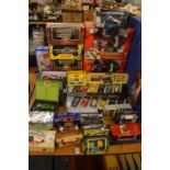 A collection of boxed model cars etc to include a Corgi Penguin mobile no:259.