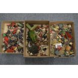 A good collection of die cast farmyard animals, figures etc.