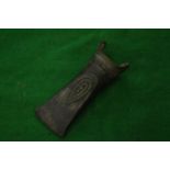 Reproduction bronze axe head.