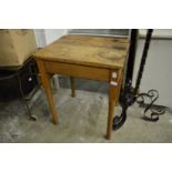 An old school desk.