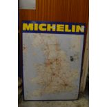 A Michelin printed tin advertising sign.