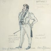 Maria Bjomson (1949-2002) A costume design for Placido Domingo for the Tales of Hoffman opera,