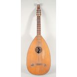 A MIDDLE EASTERN SIX-STRING OUD.