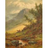 Henry Deacon Hillier Parker (1858-1930) British, 'Looking Towards Glencoe from Rannoch Moor', oil on