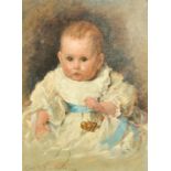 Marie Seymour Lucas (1855-1921) French/British, a portrait of Elsie Blanche Evelyn Frances Haite,