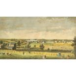John Boydell (1719-1804), 'A View Taken off Wandsworth Hill, Looking Towards Fulham', hand
