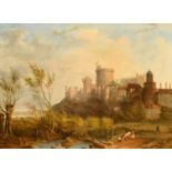 Alfred H. Vickers (1853-1907) British, a view of Windsor Castle, oil on canvas, signed, 18" x 24" (