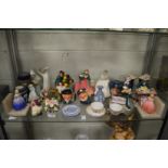 A good group of 20th century collectable china to include Doulton figurines, Lladro figures,