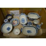 Various Chinese and other porcelain.