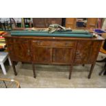 A mahogany sideboard.